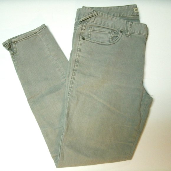 Free People Jeans Skinny Gray High Waist Rise Size 28 - Picture 1 of 12